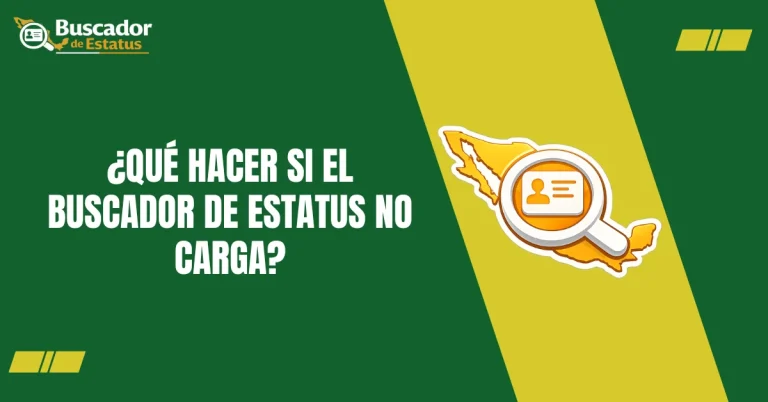 ¿Qué Hacer si el Buscador de Estatus No Carga?