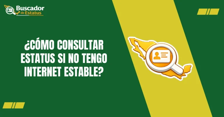 ¿Cómo Consultar Estatus Si No Tengo Internet Estable?